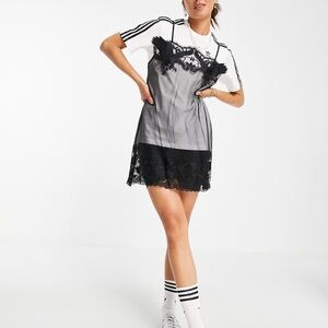 Adidas Originals x DryCleanOnly Lace T-Shirt Dress Sold Out Limited Edition NWT!